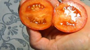 Томат Чудо посола. Тест спелых плодов.