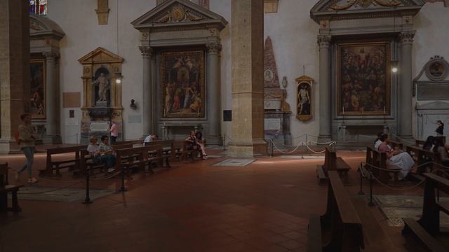 4K HDR - Basilica di Santa Croce di Firenze смотреть онлайн