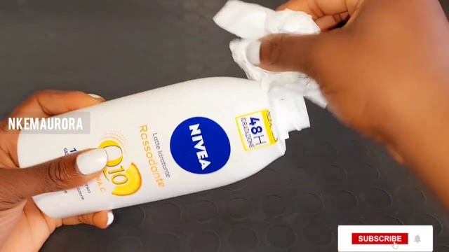 nivea body lotion mixture for a perfect shade lighter / how to mix Nivea q10 vitamin c body lotion