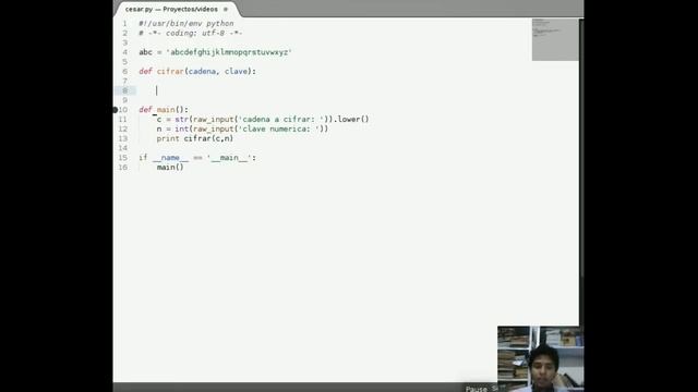 cifrado cesar | python
