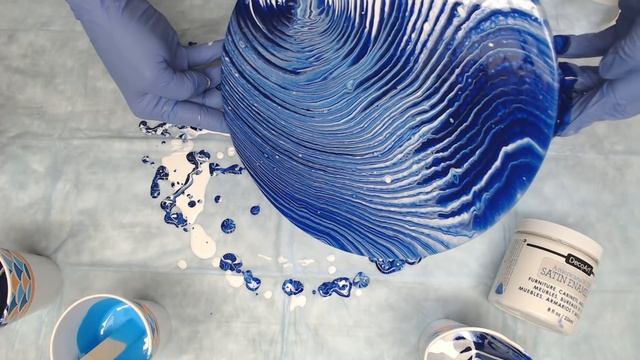 (401) Ring Pour with DecoArt Satin Enamel смотреть онлайн