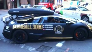 2010 Gumball 3000 - London to New York (Boston) Jon Olsson's Lamborghini - Bugatti