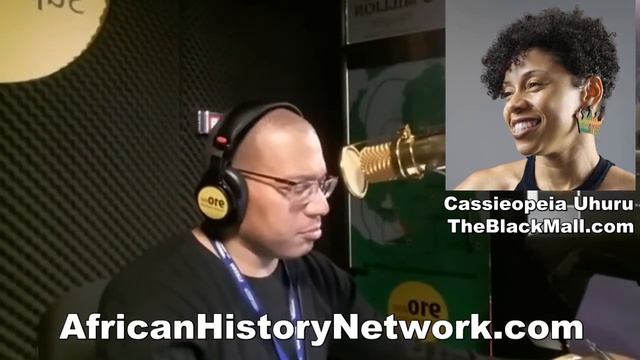 Black Mall Ujamma Market Chicago State U on Sat. 2-15-20 Cassieopeia speaks with Michael Imhotep