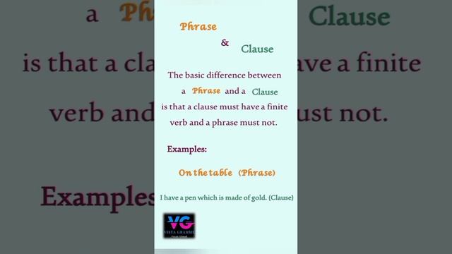 #Phrase_&_Clause_Different Between Phrase and Clause/@Explain_Phrase_&_Clause_@Vistagramme смотреть онлайн