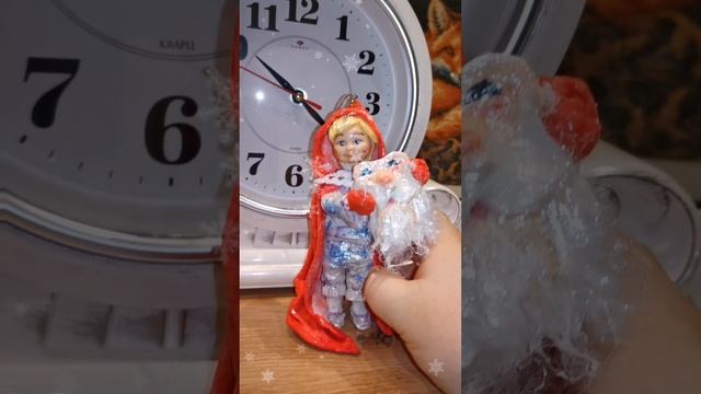 #ватнаяигрушка МАЛЫШ ДЕД МОРОЗ #леся_из_сказочного_леса #сказочныйлес #игрушкиизваты
