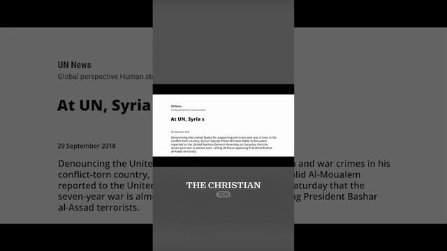 Assad Is Overthrown, Why? | Watch on TuckerCarlson.com