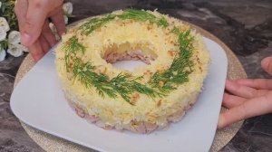 Мой «Ходовой» Салат, который побил ВСЕ рекорды по скорости приготовления! Вкусный салат с курицей!