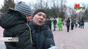 В Комсомольском саду юные волгоградцы отметили праздник «Здравствуй, Ёлка! Новый год!»