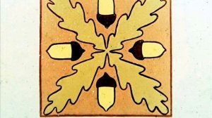 Узоры в квадрате  Декоративное рисование