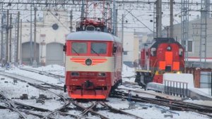 ЧС6-029 (СЖД) с 1 пути в депо | Москва-пассажирская