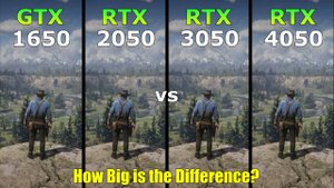 GTX 1650 vs RTX 2050 vs RTX 3050 vs RTX 4050
