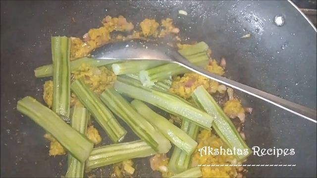 GOAN DRUMSTICK SUKKE|dry drumstick bhaji