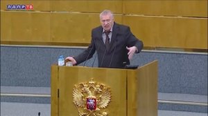 Мощная РЕЧЬ! Жириновский РАЗНОСИТ депутатов Госдумы!