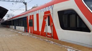 Отправление ЭГЭ2ТВ-019 "Иволга 3.0" со станции Электрозаводская