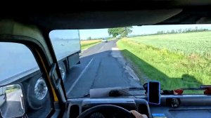 Hill Climb Nissan Cabstar POV driving