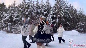 Зима танец У леса на опушке