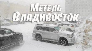 Сильная Метель, Снегопад, бухта Тихая, Владивосток, 2021