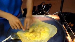 Блинчики по тайски Блинчики с бананом (Видео Турист)