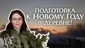 Подготовка к Новому Году 2025! Украшение деревенского дома и новогодней ёлки | Жизнь зимой в деревне