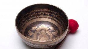 Тибетская поющая чаша, 25 см. (Ля#2, 116 Hz; Ми4, 329 Гц)