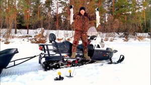 Ставим жерлицы на щуку. Есть поклёвки.