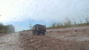 Урал и Камаз-4310  выезд по грязи 24.07.2024