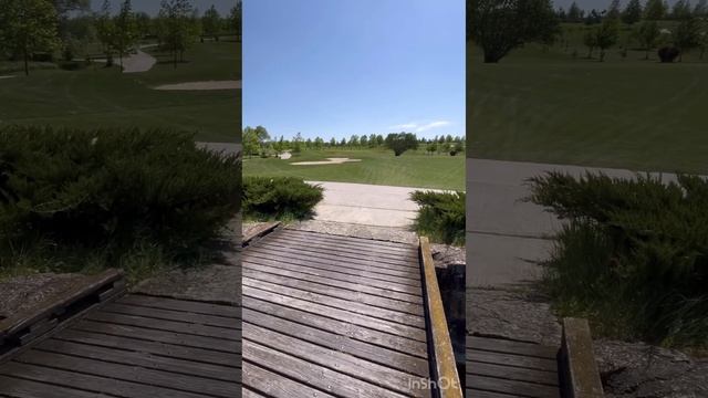 Do you get lucky golf bounce? / Вам же тоже так везет?