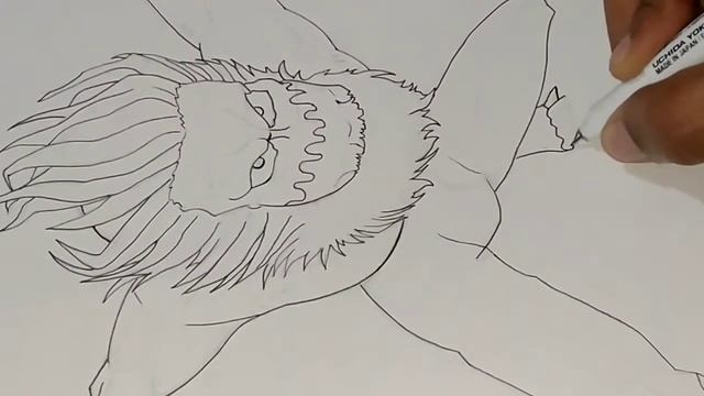 Jaw Titan/ Drawing /Attack on Titan/#animeart/Sketch/Eren смотреть онлайн