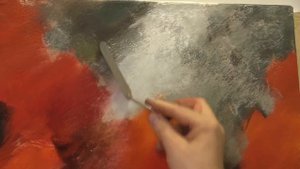 Оранжевые хризантемы.  Живопись маслом. Orange chrysanthemum. Как написать хризантемы.