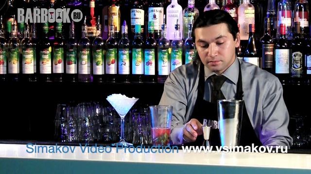 Проект "Barbook" - рецепт коктейля "Watermelon Basil Teeny"