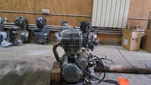 мотор 162fmj Motolend 150куб с балансиром первый запуск после сборки