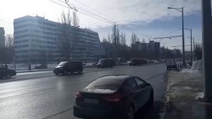 Кортеж Путина заезжает на самарский БКК