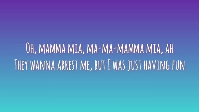 Maneskin- MAMMAMIA (lyrics)
