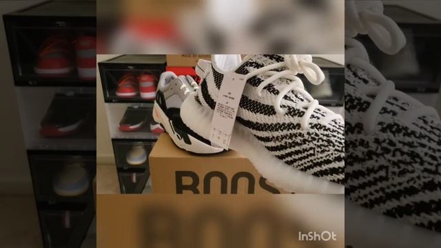 EXCLUSIVE SHOCK DROP YEEZY 700 WAVE RUNNER🌊 & YEEZY 350 V2 ZEBRA🦓