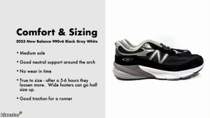 2023 New Balance 990v6 Black Grey White Review - Blacked Out