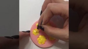 Цветы из глазури