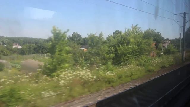 ЭР2Т-7182 тормозит ЭДТ по пл. Родинка смотреть онлайн