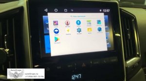 Toyota Cruiser 200 - навигация android, потолочный монитор, третий ряд сидений