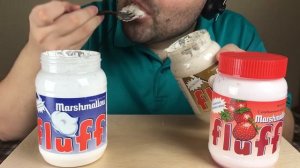 ASMR MARSHMALLOW FLUFF EATING (Soft Eating Sounds) Mukbang *NO TALKING*