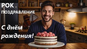 РОК-ПОЗДРАВЛЕНИЕ МУЖЧИНЕ "С Днем рождения, брат!"