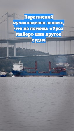 Норвежский судовладелец заявил, что на помощь «Урса Майор» шло другое судно