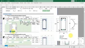 Diseño de Viga Rectangular Doblemente Reforzada (Plantilla excel profesional)