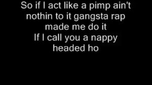 Ice Cube - Gangsta Rap Made Me Do It  Lyrics Video