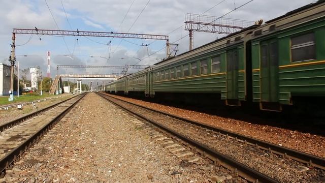 Электропоезд ЭР2Р-7078 станция Бекасово-1 смотреть онлайн