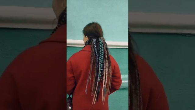 Дреды с фактурными косами на затылок от dred.store dreadlocks дреды hairstyle hair волосы