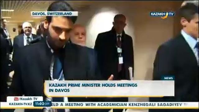К. Масимов провел ряд встреч в рамках Международного Экономического форума в Давосе - KazakhTV смотреть онлайн