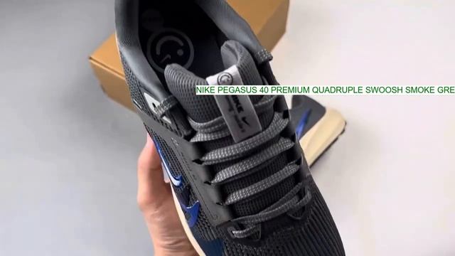 UNBOXING Nike Pegasus 40 Premium Quadruple Swoosh Smoke Grey Restock FB7179-002