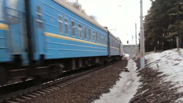 Электровоз ЧС7-066 платформа Переделкино смотреть онлайн