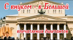 С внуком - в Большой! Впечатления дилетантов.