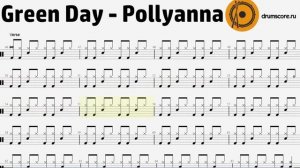 Green Day - Polyanna (ноты для барабанов)